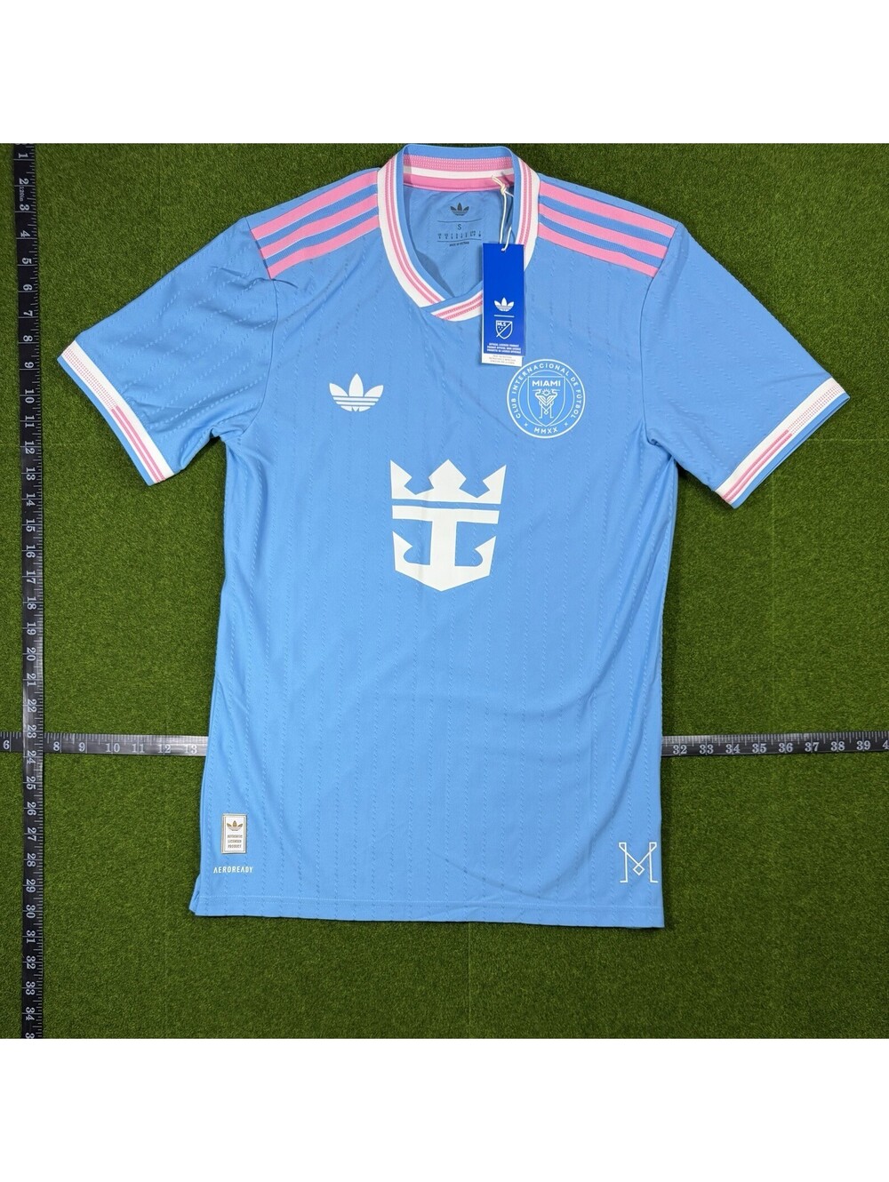 Brand New Inter Miami CF adidas Originals 2024/25 Third Kit Jersey Blue NWT